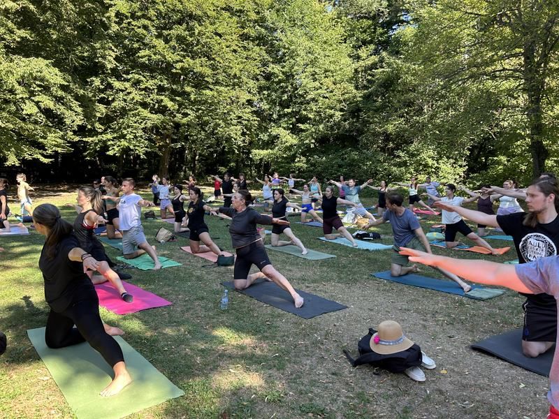 Pilates na Mariborskem otoku